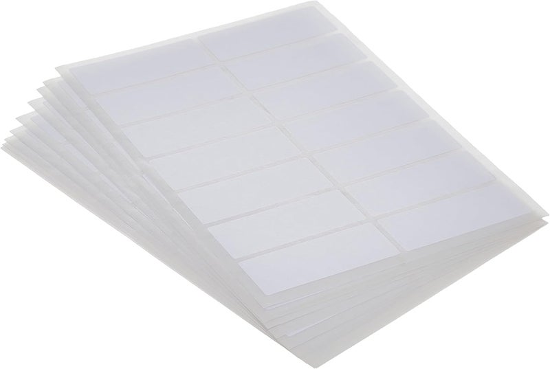 TANEX All Purpose Label 19X50Mm White, Tanofc114 - Image 1