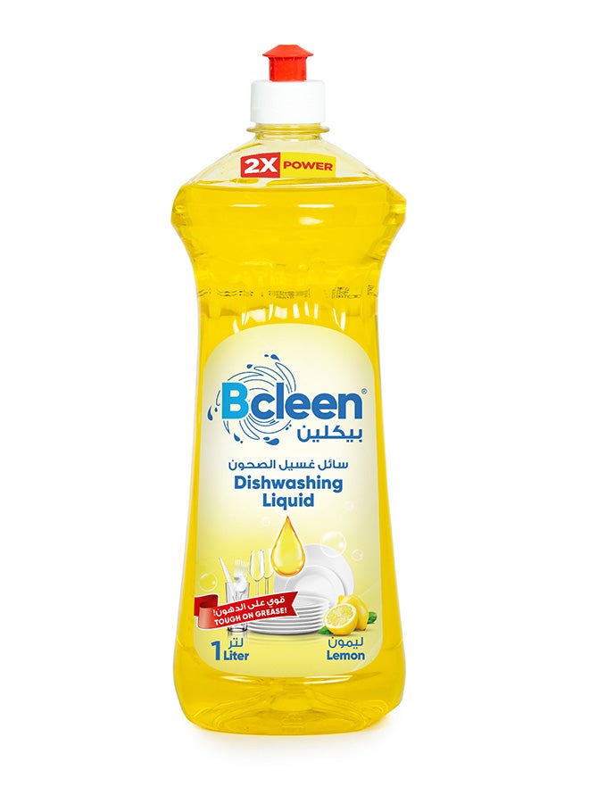 Bcleen Dishwashing Liquid Lemon Plus, tough on grease, gentle on skin 1L (OFFER PACK 1L X 2) - Image 4