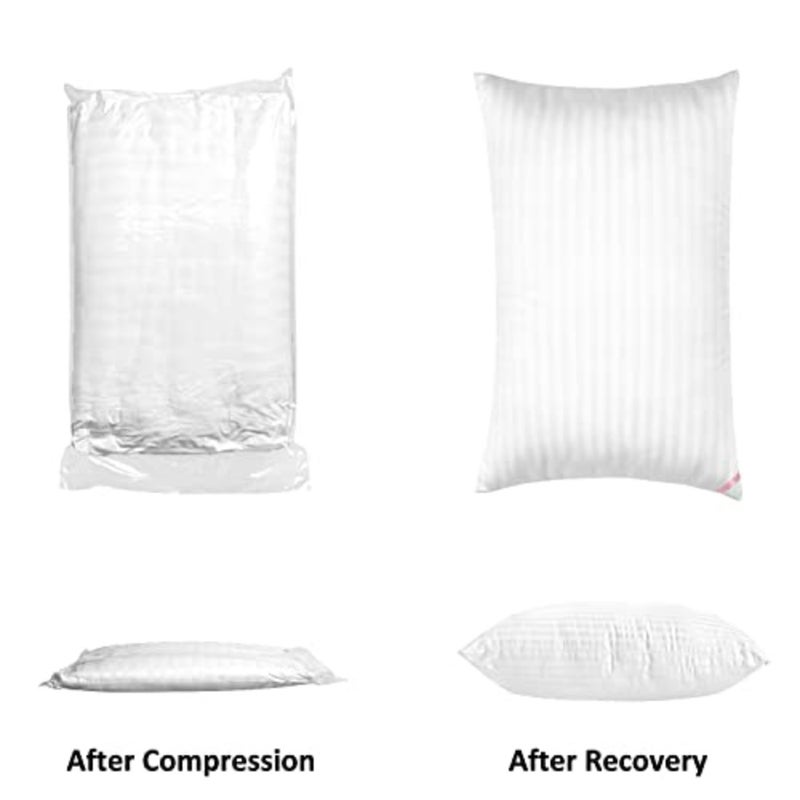 Hotel Collection Bed Pillows for Sleeping 2 Pack Queen Size Pillows for Side and Back Sleepers, Super Soft Down Alternative Microfiber Filled Pillows, 20 x 30 Inch - Image 5