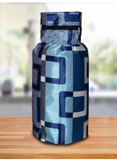 KANUSHI KANUSHI Industries Washable Cotton 1 Pcs Lpg Gas Cylinder Cover 1 Pcs MicrowaveOven Cover CYLMicroBlueBox  - Image 3