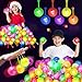 SHQDD 36PCS Light Up Ball Bouncy Balls for Kids 6 Colors Flashing Squeaky Ball Light Up Toys Balls for Toddlers 13 Glow in The Dark Party Favors for Teens Adults Children - Image 2