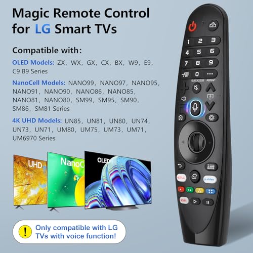 OMAIC Voice Magic Remote for LG-Smart-TV-Remote Control Replacement, AKB75855501 AN-MR20GA MR19BA MR18BA MR650A with Voice Recognition and Pointer Function - Image 2