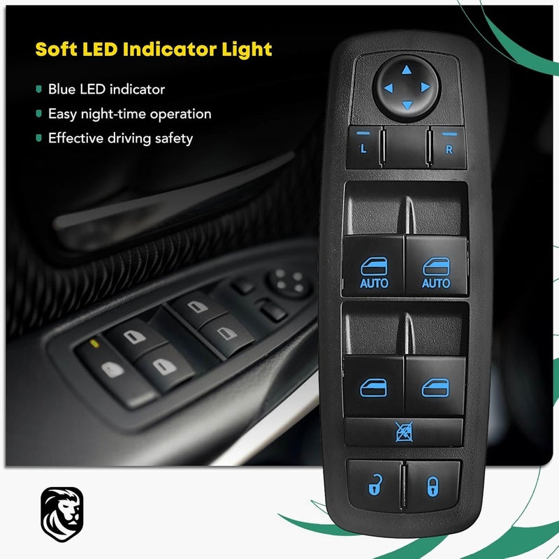 YHTAUTO Front Driver Side Master Power Window Switch for Jeep Grand Cherokee & Dodge Durango - Image 5