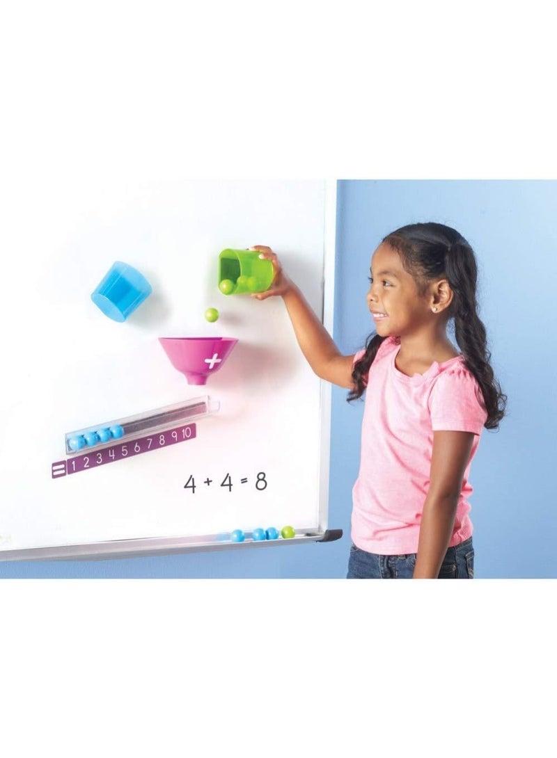 Learning Resources Magnetic Addition Machine – Educational Math Toy for Kids Ages 4+, Hands-On Learning & Number Skills Tool - Image 3