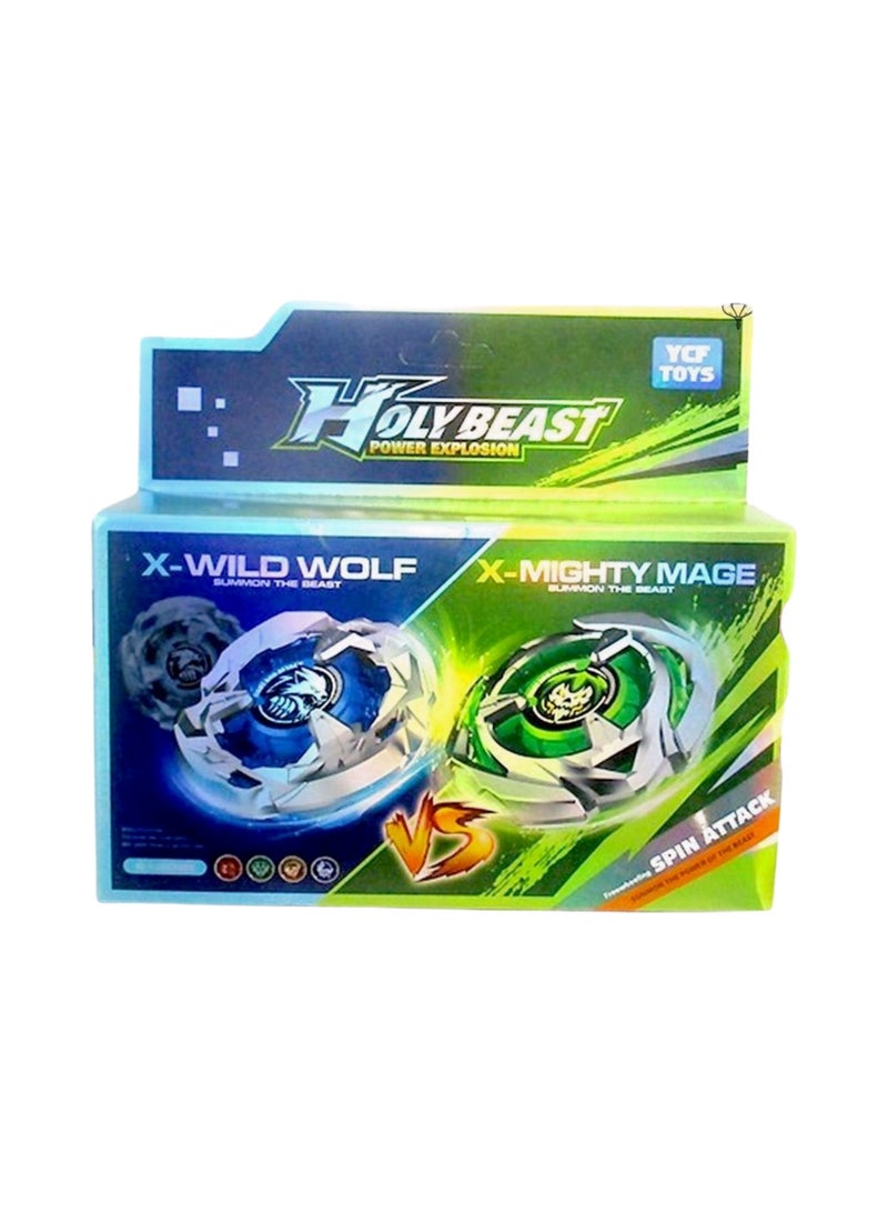 Rally Beyblade Spinning Top Battle Toys Set 