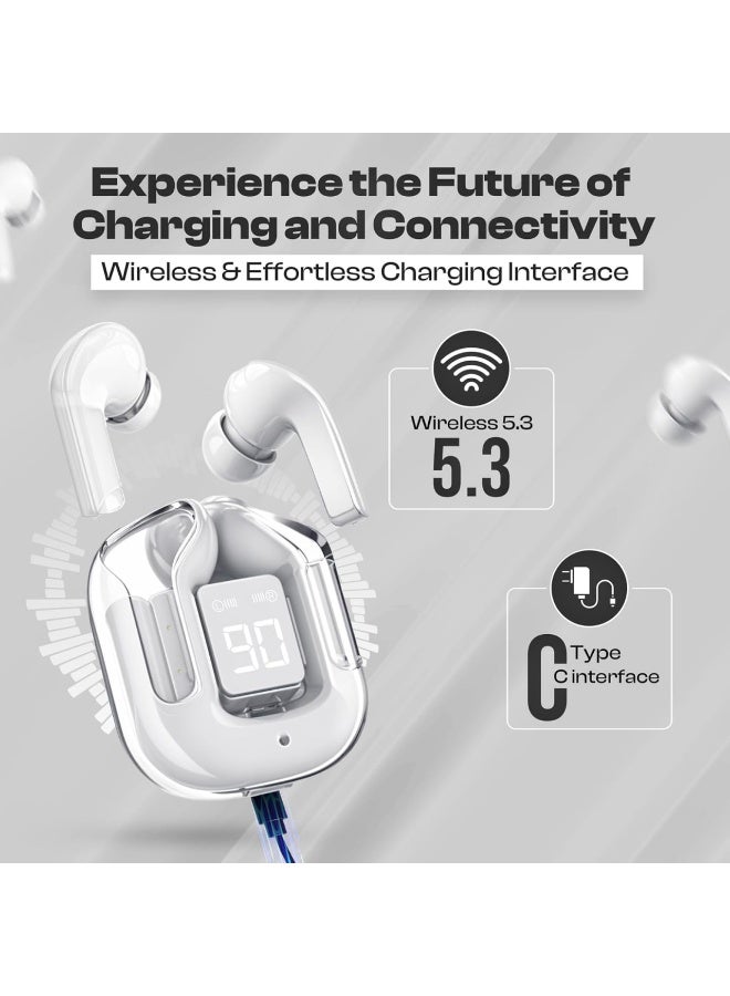 New Generation Bluetooth Earbuds (Air39 & Air31) Noise Isolating In-Ear Wireless Earbuds - Wireless Touch Control Earphone Compatible with iPhone and Android - Image 3