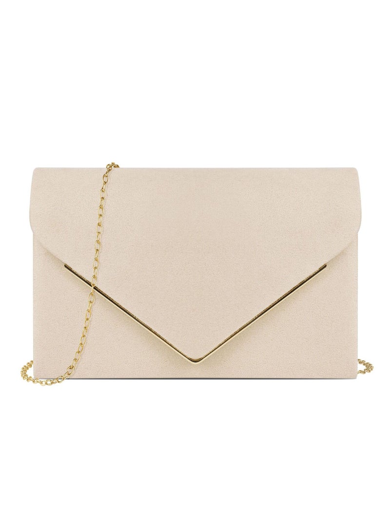 Zikra Evening Bag Clutch Purses for Women, Rhinestones Purse, Sparkling Envelope Evening Bag with Detachable Chain - Image 1