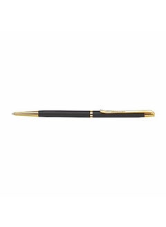 pierre cardin Musk Matte Black Finish Exclusive Ball Pen Blister Pack | Metal Body With Twist Mechanism | Smudge Free Writing | Smooth Refillable Pen | Ideal For Gifting | Blue Ink, Pack Of 1  - Image 2
