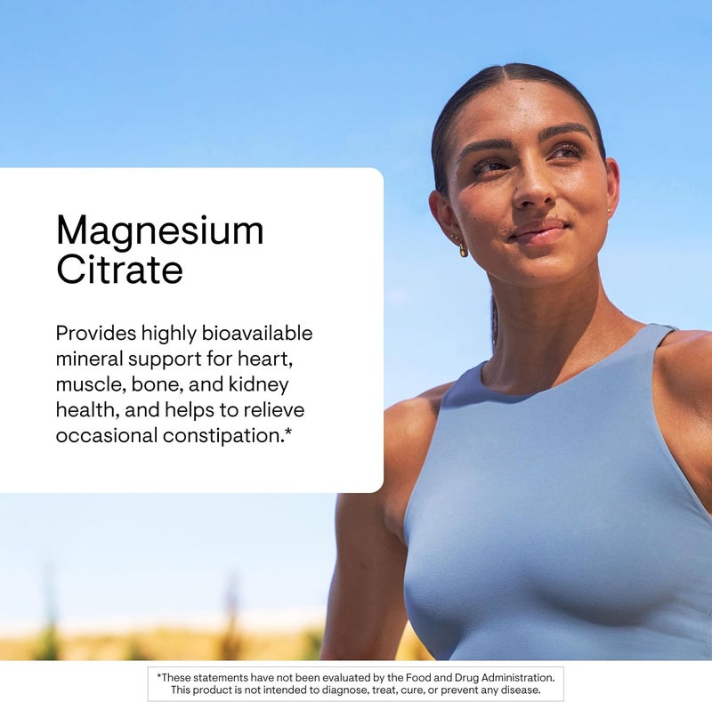 Thorne Magnesium Citrate - Citrus Berry Flavored with other natural flavors - DIETARY SUPPLEMENT - NET WT. 8.04 OZ (228 G) - Image 3