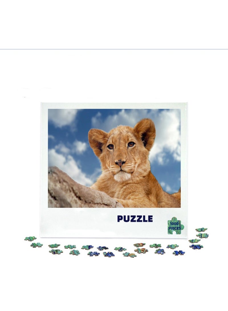 Anna 1000-Piece Thick Paper Decorative Jigsaw Puzzle for Stress Relief and Brain Training - Image 1