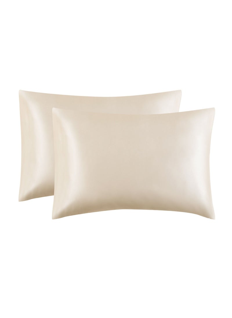 Y&D 2-Piece Simple Solid Colour Pillow Case Cover  - Image 1