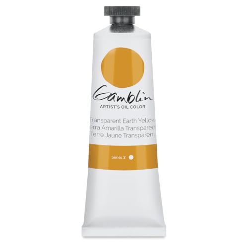Gamblin G1683 37Ml Artists Grade Oil Color - Transprnt Earth Yellow - Image 1