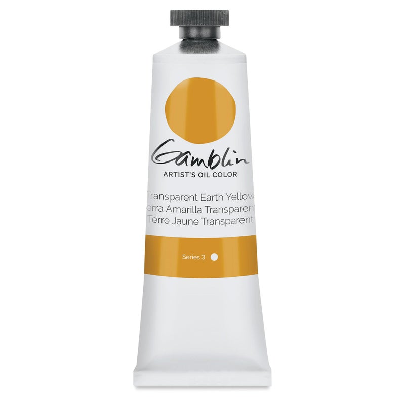 Gamblin G1683 37Ml Artists Grade Oil Color - Transprnt Earth Yellow - Image 3