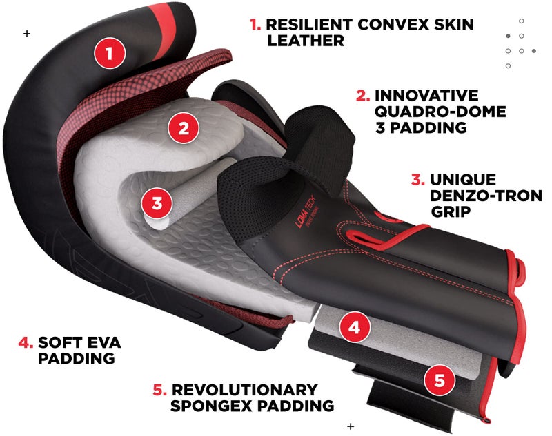 RDX Boxing Gloves, Pro Training Sparring, Maya Hide Leather, Muay Thai MMA Kickboxing, Men Women Adult, Heavy Punching Bag Focus Mitts Pads Workout, Ventilated Palm, Multi Layered, 8 10 12 14 16 18 Oz - Image 2