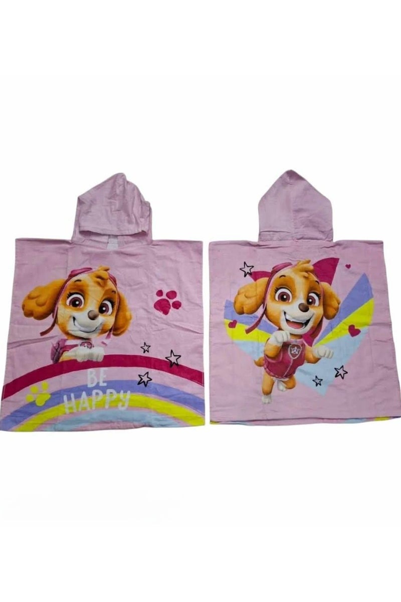 Children's Beach Poncho Available in Various Designs and Colors