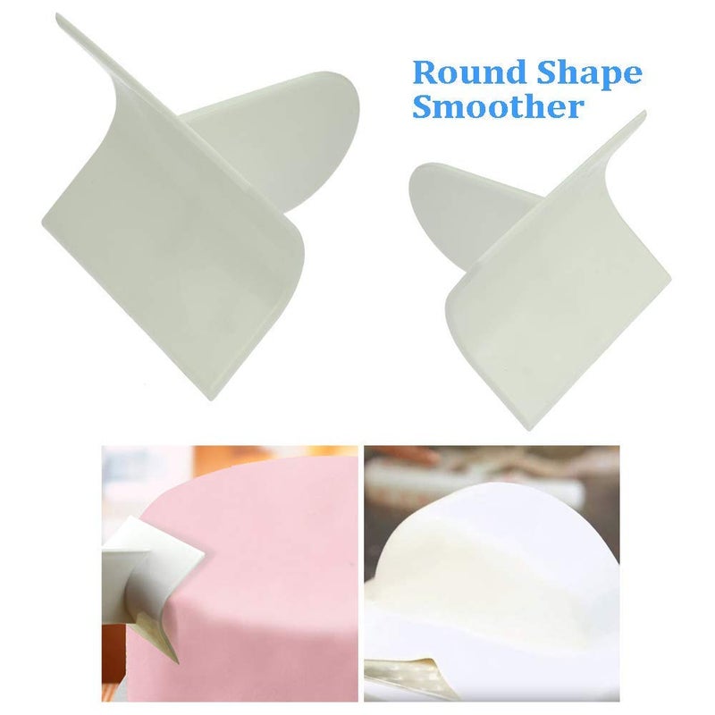 HPK hpk Fondant Icing Smoother Polisher Scraper Paddle Tool4 Pieces  - Image 3