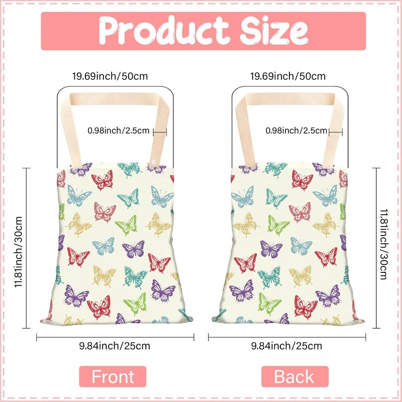 CREATCABIN Butterfly Car Rubbish Bag - Waterproof Back Seat Organizer with One Hand Strap - Image 2