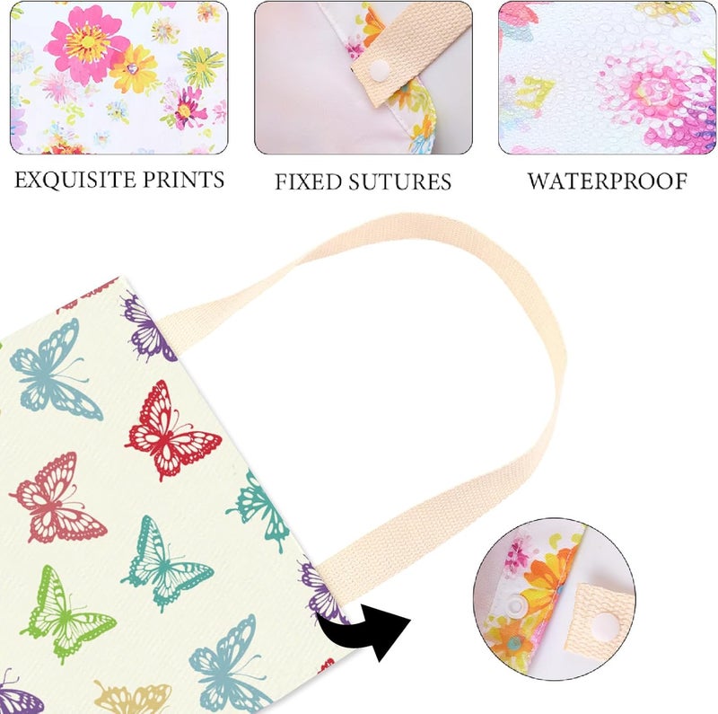 CREATCABIN Butterfly Car Rubbish Bag - Waterproof Back Seat Organizer with One Hand Strap - Image 3
