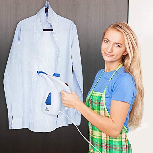 Ketmart 2 In 1 Plastic Electric Iron Portable Handheld Garment And Facial Steamer, Medium (Multicolour, Pink &White) - 1000 Watts - Image 5