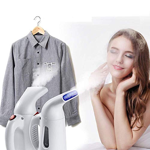 Ketmart 2 In 1 Plastic Electric Iron Portable Handheld Garment And Facial Steamer, Medium (Multicolour, Pink &White) - 1000 Watts - Image 4