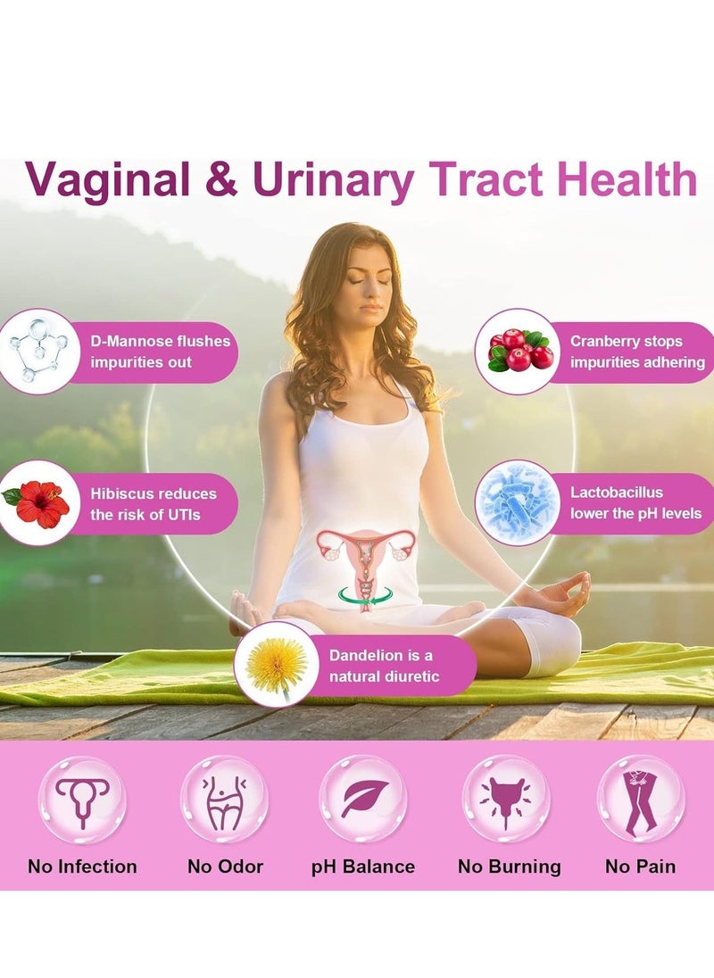 Probiotic Live Women's Probiotic, 90 Capsule 100 Billion CFU 6 Strains, with Organic Prebiotics Cranberry, Digestive Immune, Shelf Stable, Delayed Release, No Soy Gluten Dairy  - Image 4