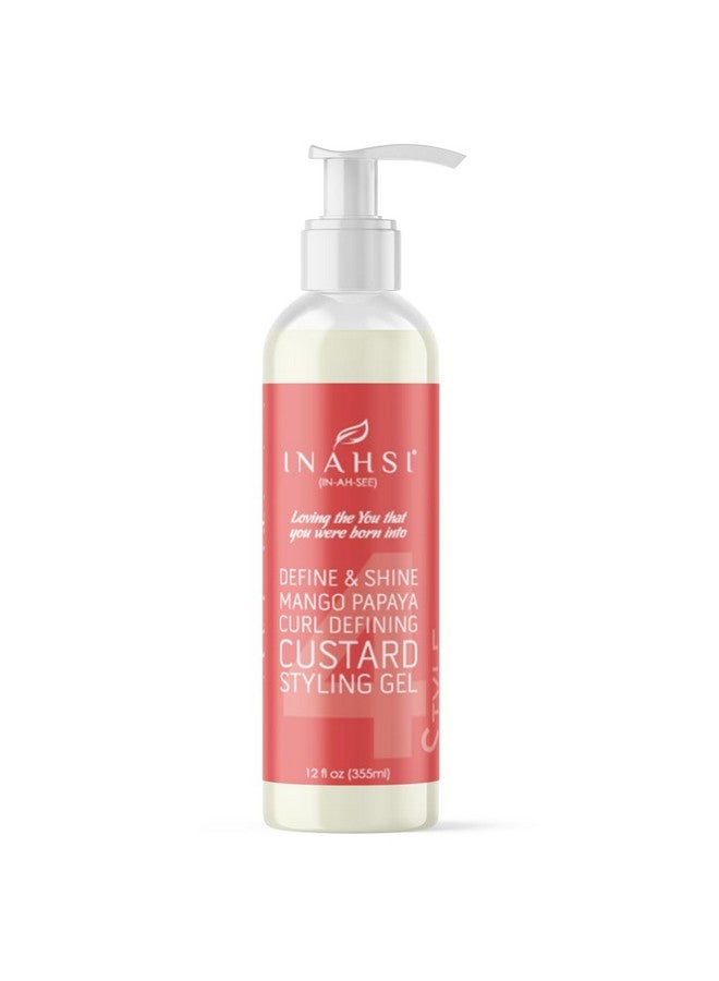 ايناهسي تحديد وتألق المانجو والبابايا تجعيد تحديد تجعيد الكسترد تحديد الكسترد للرجال والنساء أو الأطفال ذوي الشعر المجعد، منتجات الشعر للشعر المجعد بشكل طبيعي 12 أونصة مصنوعة في الولايات المتحدة الأمريكية - Image 1