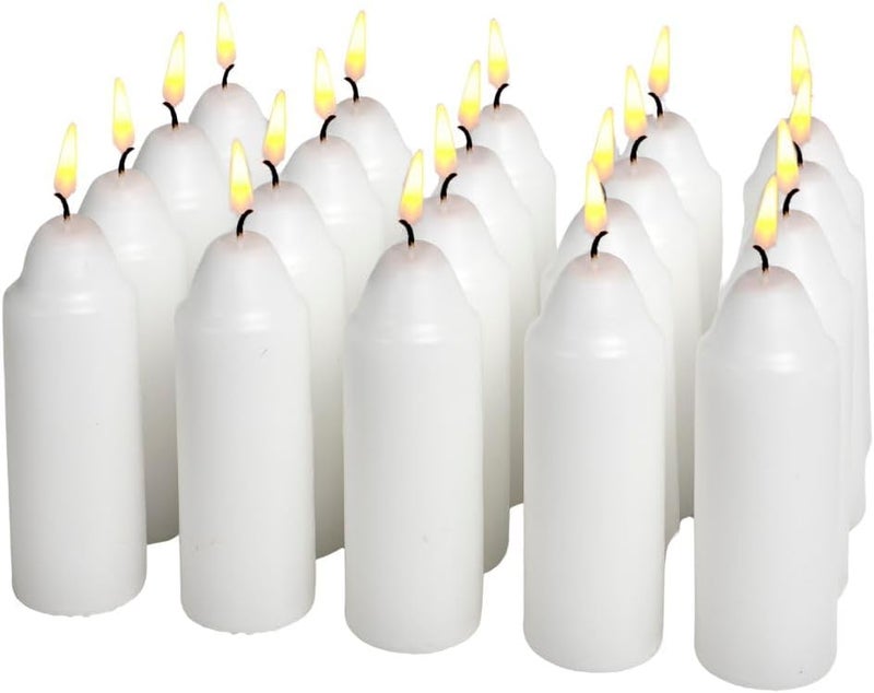 UCO 9-Hour White Candles for Candle Lanterns, Long-Burning Candles for Outdoor, Camping, Prepping Supplies and Emergency Preparedness - Image 1