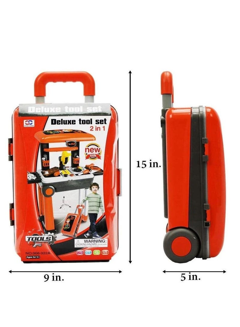 Deluxe Playset, Toolkit with Travel Case, 46 Accessories - Image 3