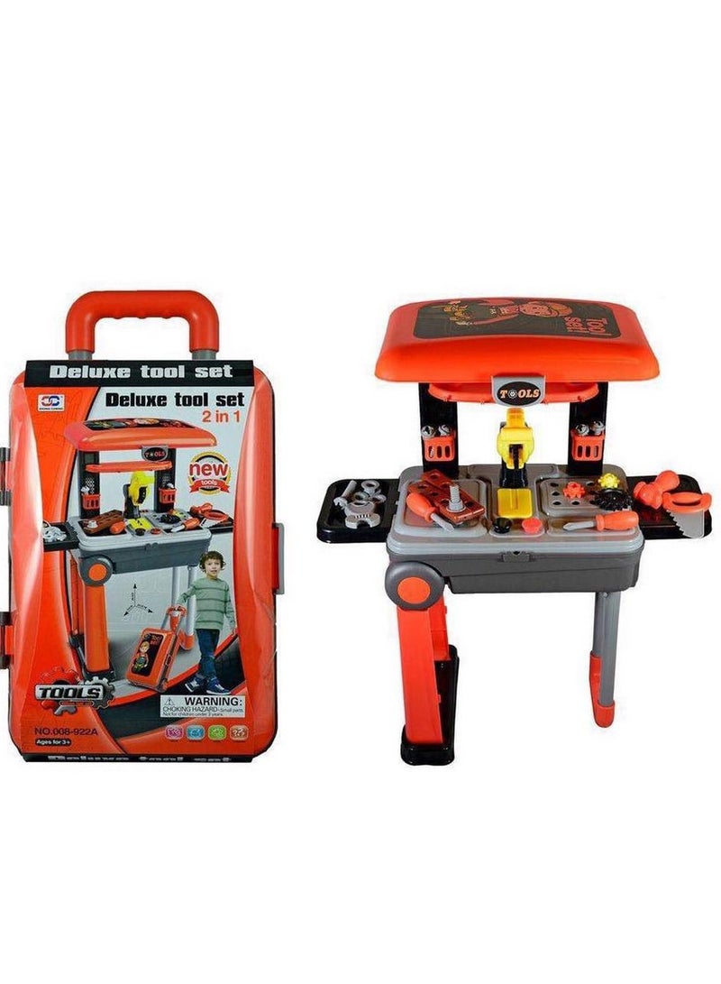 Deluxe Playset, Toolkit with Travel Case, 46 Accessories - Image 1