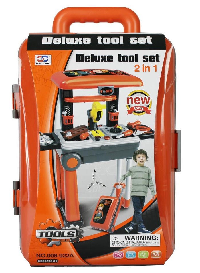 Deluxe Playset, Toolkit with Travel Case, 46 Accessories - Image 2