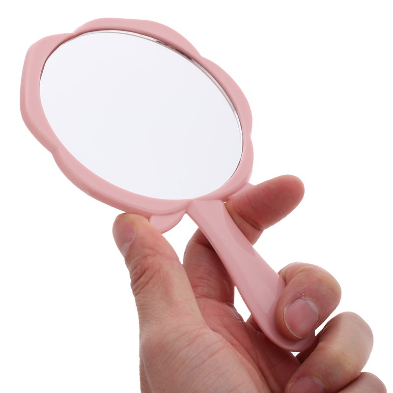 5Pcs Rose Flower Handheld Makeup Mirror for Girls Pocket Mirror for Purse Ideal Travel Essential for Women Small Floral Vanity Mirror - Image 4
