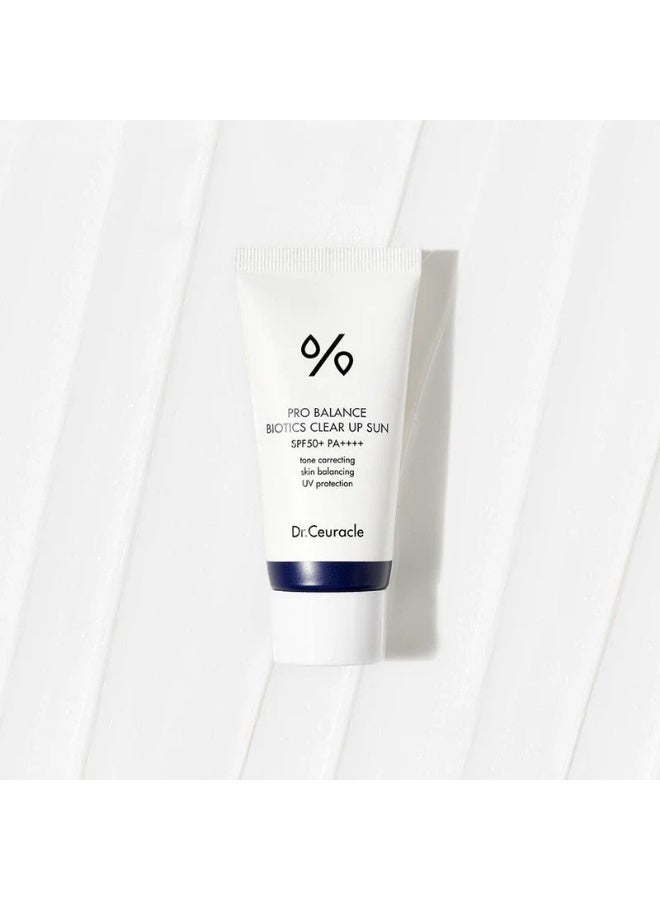 Dr. Ceuracle Korean Skincare Pro Balance Biotics Clear Up Sun SPF50 - Image 2