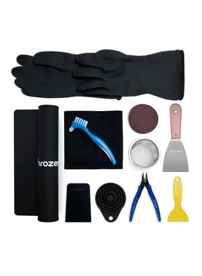 phrozen 3D Printing Post-Processing Kit, Essential 3D Print Accessories, for Removing, Cleaning, Finishing Tool kit - Image 1