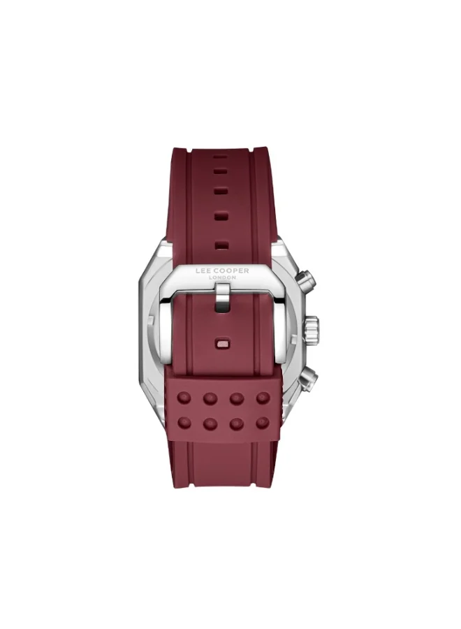 Lee Cooper Men's Silicone Multi Function Watch LC08022.388 - 42*48 mm