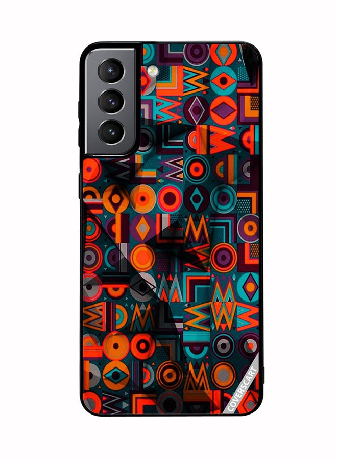 COVERSCART Protective Case Cover For Samsung Galaxy S21 FE 5G Patterns Design Multicolour