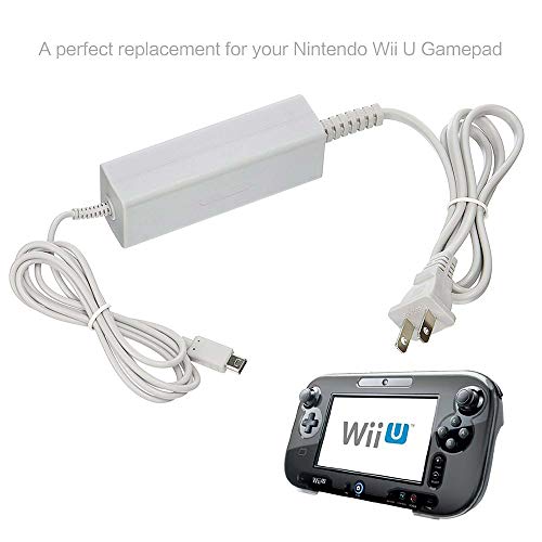 Xahpower شاحن لجهاز Wii U Gamepad، شاحن محول طاقة AC لجهاز التحكم عن بعد Nintendo Wii U Gamepad - Image 3