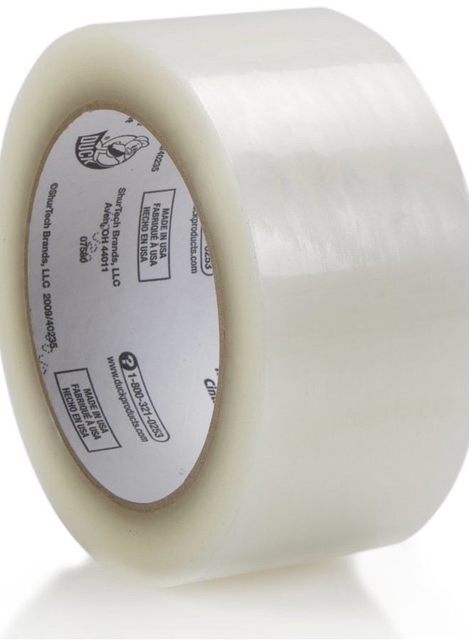 Duck Brand Standard Packaging Tape Refill, 4 Rolls, 1.88 Inch x 55 Yard, Clear (240238) - Image 2