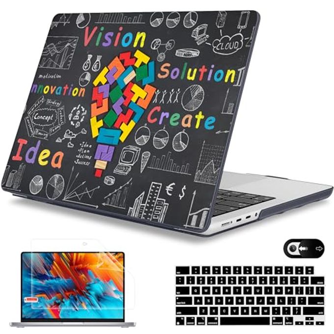 Mektron Case For 2026 M5 Macbook Pro 16 Inch A3429 A3428 M4 A3403 A3186 M3 A2991 M2 A2780 M1 A2485 (2021-2025) Pro/Max With Liquid Retina Xdr, Hard Shell Plastic Laptop Cover, Black - Image 1