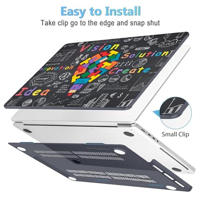 Mektron Case For 2026 M5 Macbook Pro 16 Inch A3429 A3428 M4 A3403 A3186 M3 A2991 M2 A2780 M1 A2485 (2021-2025) Pro/Max With Liquid Retina Xdr, Hard Shell Plastic Laptop Cover, Black - Image 3