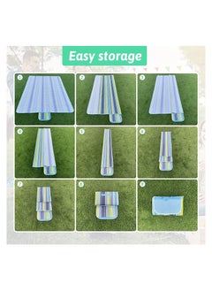 Picnic Blanket, Foldable Outdoor Mat 145 * 180cm Large Size Waterproof and Sandproof Picnic Mat Beach Mat for Camping Hiking Festivals(blue) - pzsku/Z69E521EA6B967EEACACFZ/45/_/1674127777/ee4f6ef8-567c-409f-aa7d-291b9c98780a