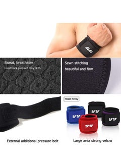 BUPY 2 Pack Wrist Brace Adjustable Wrist Support, Wrist Straps for Fitness Weightlifting, Tendonitis, Carpal Tunnel Arthritis, Highly Elastic Wrist Wraps for Relief Wrist Pain(Black)  - Image 4
