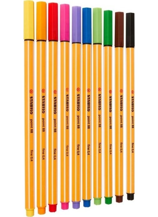 STABILO Gliss Pen Point 88 10 Colors 8810/77  - Image 2