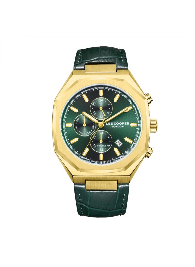 Men's Leather Multi Function Watch LC08168.175 - 43 mm