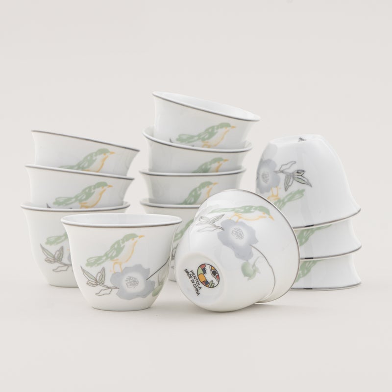 Pentola new bone 12pcs coffee cup set - Image 1