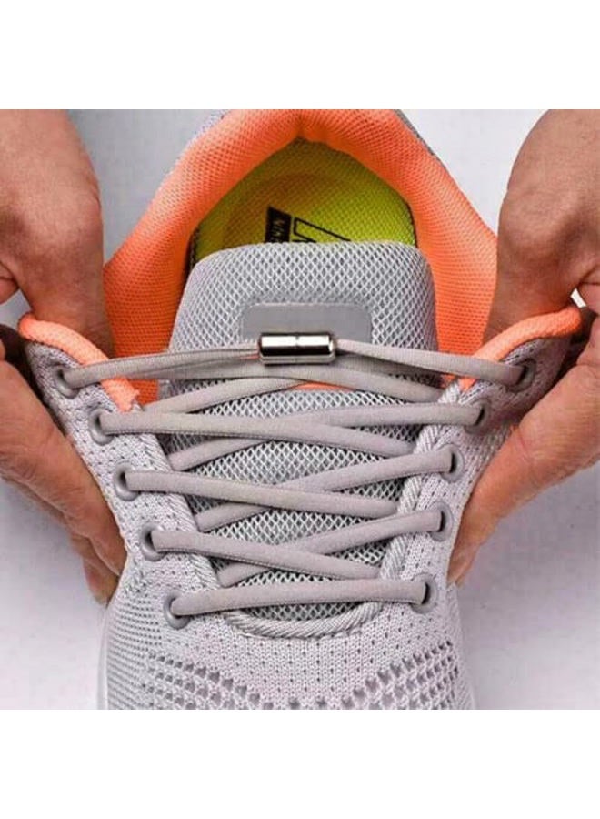 Boolavard Elastic No Tie Shoe Laces For Adults,Kids,Elderly,System With Elastic Shoe Laces (2 Pairs) (Green) - Image 2