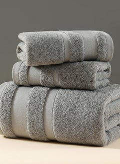 3-Piece Cotton Gift Towel And Bath Towel Set, 2 Towels + 1 Bath Towel, Soft And Skin-Friendly Cotton Towel - pzsku/Z69E5831F811C1CF87494Z/45/_/1738895046/f27e1690-8076-4ea3-a801-e46d813af89a