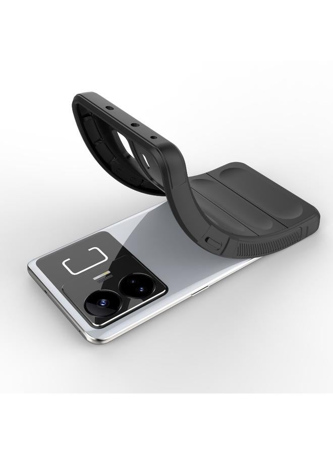 S-TOP Case For Realme GT Neo 5 5G Magic Shield TPU + Flannel Phone Case - Image 5