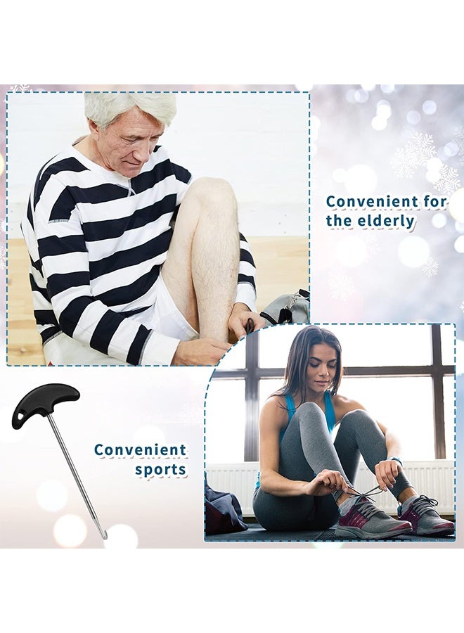 Shoe Lace Tightner Stainless Steel Plastic Hockey Skate Tightener Wire Sports Skate Key Tool Shoe Lace Puller Ice Roller Skate Tool for Ice-Skates Figure-Skates Boots(2PCS) - Image 4