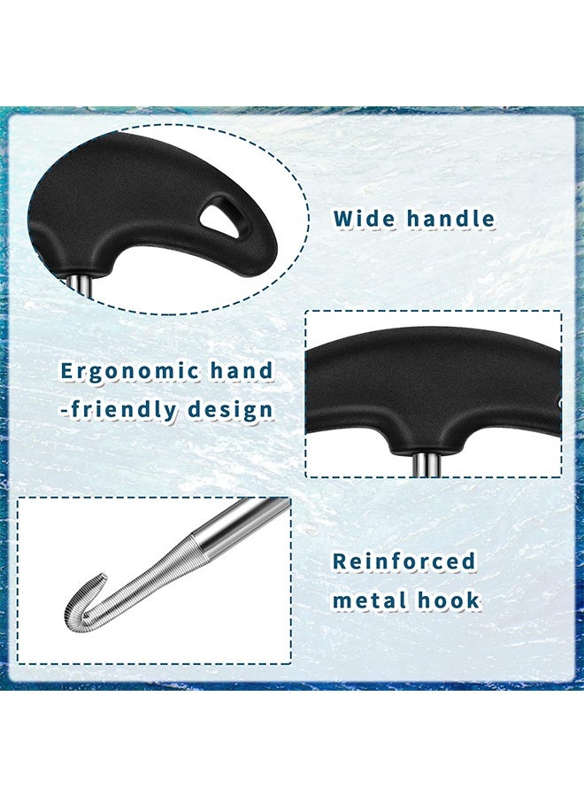 Shoe Lace Tightner Stainless Steel Plastic Hockey Skate Tightener Wire Sports Skate Key Tool Shoe Lace Puller Ice Roller Skate Tool for Ice-Skates Figure-Skates Boots(2PCS) - Image 2