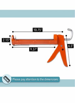 Generic Caulking Gun, Silicone Gun, 10:1 Thrust Ratio, Hand Caulking Guns, Caulk Gun, Caulk Gun for Silicone, No Drip Caulk Gun, Gun Caulk, Sealant Gun, Caulk Gun  - Image 2